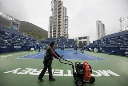 Suspenden por lluvia la tercera jornada del Abierto de Tenis de Monterrey Suspenden por lluvia la tercera jornada del Abierto de Tenis de Monterrey