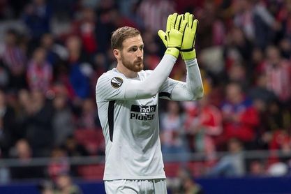 Oblak: "Aprovechamos sus errores por mérito de nuestros delanteros" Oblak: "Aprovechamos sus errores por mérito de nuestros delanteros"