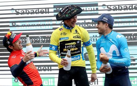 Ion Izagirre valora "muy positivamente" su podio tras lo cedido el primer día Ion Izagirre valora "muy positivamente" su podio tras lo cedido el primer día