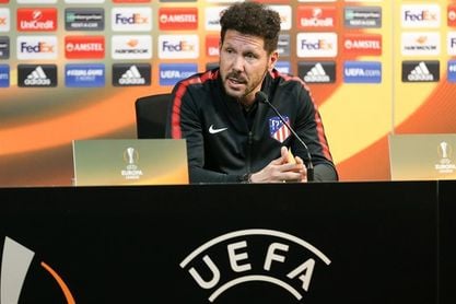Simeone: "Me espero a un Sporting con mucha fortaleza" Simeone: "Me espero a un Sporting con mucha fortaleza"