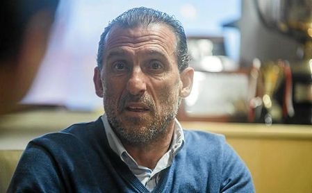 Óscar Arias, en una entrevista con ESTADIO Deportivo esta temporada. Óscar Arias, en una entrevista con ESTADIO Deportivo esta temporada.
