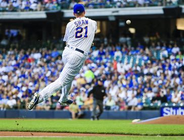 4-3. Shaw recibe base y empuja el triunfo de los Cerveceros 4-3. Shaw recibe base y empuja el triunfo de los Cerveceros