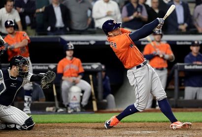 0-7. Springer pega grand slam en la victoria de los Astros 0-7. Springer pega grand slam en la victoria de los Astros