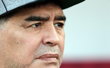 Maradona dice que la AFA es un "desastre" y evita hablar del seleccionador Maradona dice que la AFA es un "desastre" y evita hablar del seleccionador