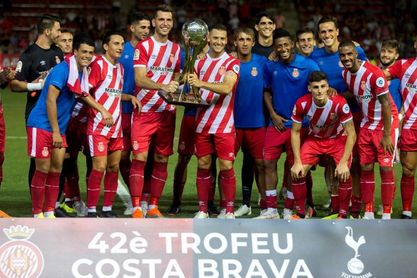 4-1. El nuevo Girona de Eusebio Sacristán se exhibe ante el Tottenham 4-1. El nuevo Girona de Eusebio Sacristán se exhibe ante el Tottenham