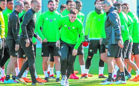 Con gran predicamento en el vestuario, Tonny Sanabria es también un futbolista muy del gusto de Quique Setién, por lo que sólo su fragilidad física ha lastrado su etapa bética. Con gran predicamento en el vestuario, Tonny Sanabria es también un futbolista muy del gusto de Quique Setién, por lo que sólo su fragilidad física ha lastrado su etapa bética.
