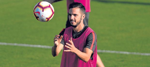 El Sevilla comienza a desconfiar con Sarabia El Sevilla comienza a desconfiar con Sarabia