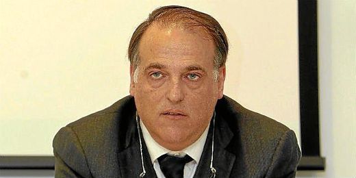 Javier Tebas, presidente de la LFP. Javier Tebas, presidente de la LFP.