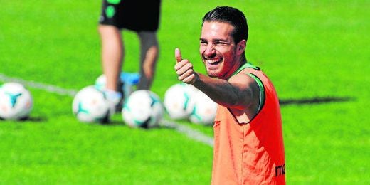 Xavi Torres está totalmente adaptado como bético. Xavi Torres está totalmente adaptado como bético.