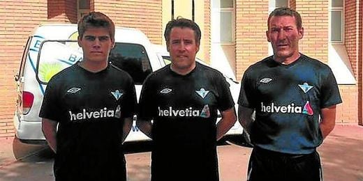 José Manuel Borja, en el centro, junto a Alberto Filter y Artimio Barcia; los tres dirigieron ayer el entrenamiento. José Manuel Borja, en el centro, junto a Alberto Filter y Artimio Barcia; los tres dirigieron ayer el entrenamiento.