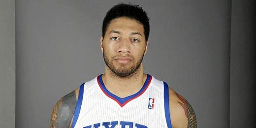 Royce White con los Sixers. Royce White con los Sixers.