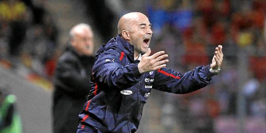 Jorge Sampaoli, seleccionador chileno. Jorge Sampaoli, seleccionador chileno.