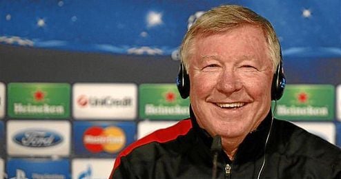 Alex Ferguson durante una rueda de prensa como entrenador del Manchester United. Alex Ferguson durante una rueda de prensa como entrenador del Manchester United.