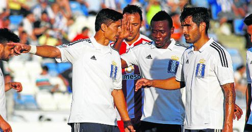 Aloys Nong, durante el partido ante el Girona el pasado fin de semana. Aloys Nong, durante el partido ante el Girona el pasado fin de semana.