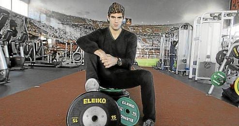 Fazio posa para ESTADIO en el gimnasio de la ciudad deportiva. Fazio posa para ESTADIO en el gimnasio de la ciudad deportiva.