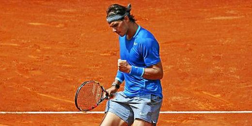 Nadal durante el Master 1000 de Roma Nadal durante el Master 1000 de Roma