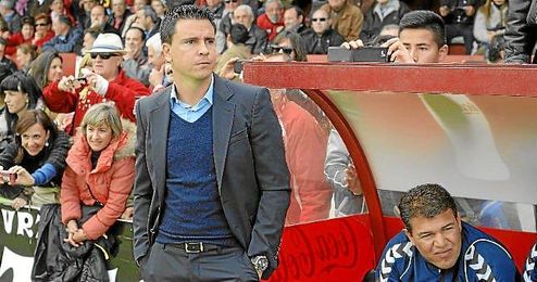 Lobera, durante su etapa en la UD Las Palmas. Lobera, durante su etapa en la UD Las Palmas.