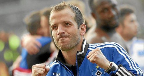 Rafael van der Vaart, centrocampista del Hamburgo alemán. Rafael van der Vaart, centrocampista del Hamburgo alemán.