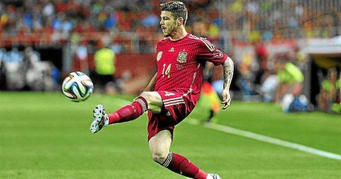 Alberto Moreno, en el amistoso ante Bolivia. Alberto Moreno, en el amistoso ante Bolivia.