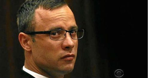Óscar Pistorius durante su juicio Óscar Pistorius durante su juicio