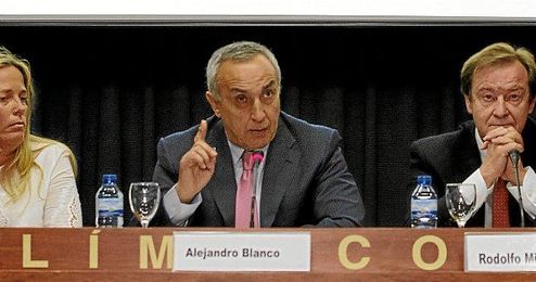 Alejandro Blanco en la sede del COE. Alejandro Blanco en la sede del COE.