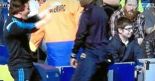 Ocurrió en el derbi londinense ante el QPR. Ocurrió en el derbi londinense ante el QPR.