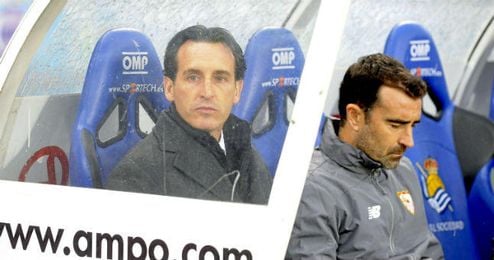 Emery es señalado por la afición sevillista. Emery es señalado por la afición sevillista.