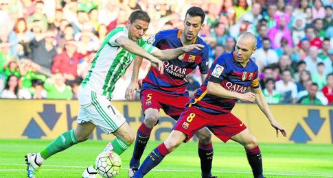 Joaquín, ante el Barcelona. Joaquín, ante el Barcelona.