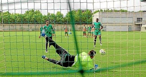 Imagen del entrenamiento de hoy viernes. Imagen del entrenamiento de hoy viernes.