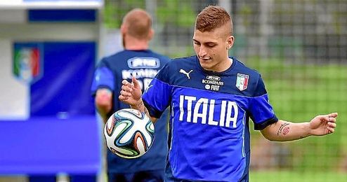 Verratti se une a la baja de Marchisio para Italia. Verratti se une a la baja de Marchisio para Italia.