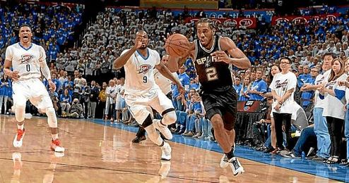 Los Spurs vuelven a tomar ventaja ante los Thunder. Los Spurs vuelven a tomar ventaja ante los Thunder.
