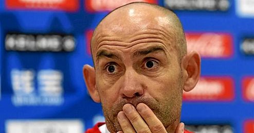 Paco Jémez, en sala de prensa. Paco Jémez, en sala de prensa.