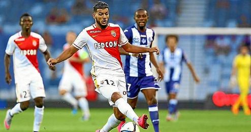 Bahlouli, en un partido con el Monaco. Bahlouli, en un partido con el Monaco.