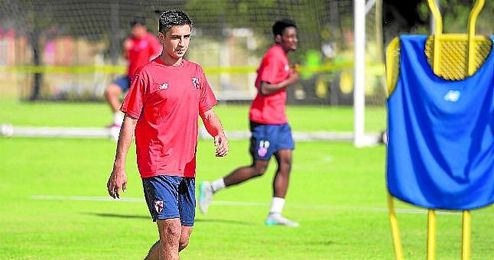 Maryan Shved, con el Sevilla Atlético. Maryan Shved, con el Sevilla Atlético.