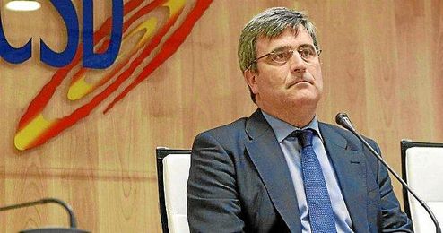 Miguel Cardenal, presidente del Consejo Superior de Deportes. Miguel Cardenal, presidente del Consejo Superior de Deportes.