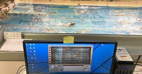 El sistema se ha estrenado en la piscina de la Facultad de Ciencias del Deporte de la UGR. El sistema se ha estrenado en la piscina de la Facultad de Ciencias del Deporte de la UGR.