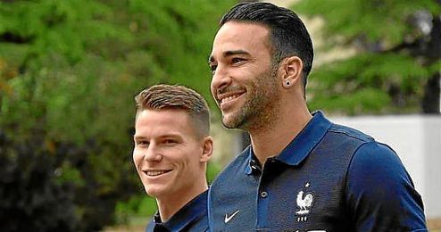 Gameiro, junto a Rami en Clairefontaine. Gameiro, junto a Rami en Clairefontaine.