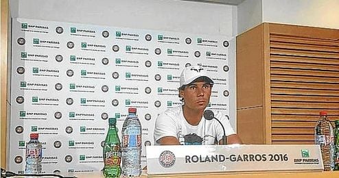 Se pudo ver a Rafa Nadal muy afectado en rueda de prensa. Se pudo ver a Rafa Nadal muy afectado en rueda de prensa.
