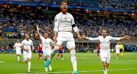 Ramos anotó el gol de los blancos en el tiempo reglamentario. Ramos anotó el gol de los blancos en el tiempo reglamentario.