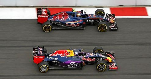 Red Bull llegó incluso a amenazar con su retirada de la Fórmula 1 si no lograban estar al nivel. Red Bull llegó incluso a amenazar con su retirada de la Fórmula 1 si no lograban estar al nivel.