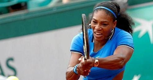 Serena Williams en Roland Garros. Serena Williams en Roland Garros.