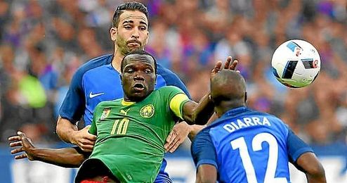 Rami, durante el amistos ante Camerún. Rami, durante el amistos ante Camerún.