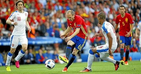 Iniesta, MPV del duelo Iniesta, MPV del duelo