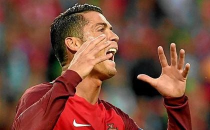 Ronaldo ha tenido un debut discreto en la Eurocopa. Ronaldo ha tenido un debut discreto en la Eurocopa.
