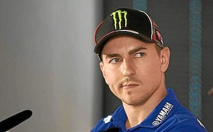 Jorge Lorenzo en rueda de prensa Jorge Lorenzo en rueda de prensa
