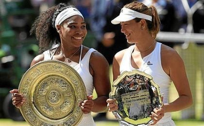 Garbiñe y Serena ya se enfrentaron en la final de Wimbledon de 2015. Garbiñe y Serena ya se enfrentaron en la final de Wimbledon de 2015.