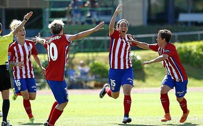 El Atlético de Madrid Féminas jugó la final para ser campeón. El Atlético de Madrid Féminas jugó la final para ser campeón.