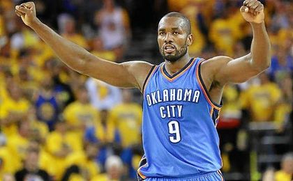 Serge Ibaka reconoce que antepone la defensa la ataque. Serge Ibaka reconoce que antepone la defensa la ataque.