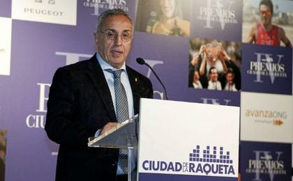 Alejandro Blanco en los premios Ciudad de la Raqueta 2016 Alejandro Blanco en los premios Ciudad de la Raqueta 2016