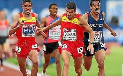 Adel Mechaal, en el campeonato de Europa de atletismo. Adel Mechaal, en el campeonato de Europa de atletismo.